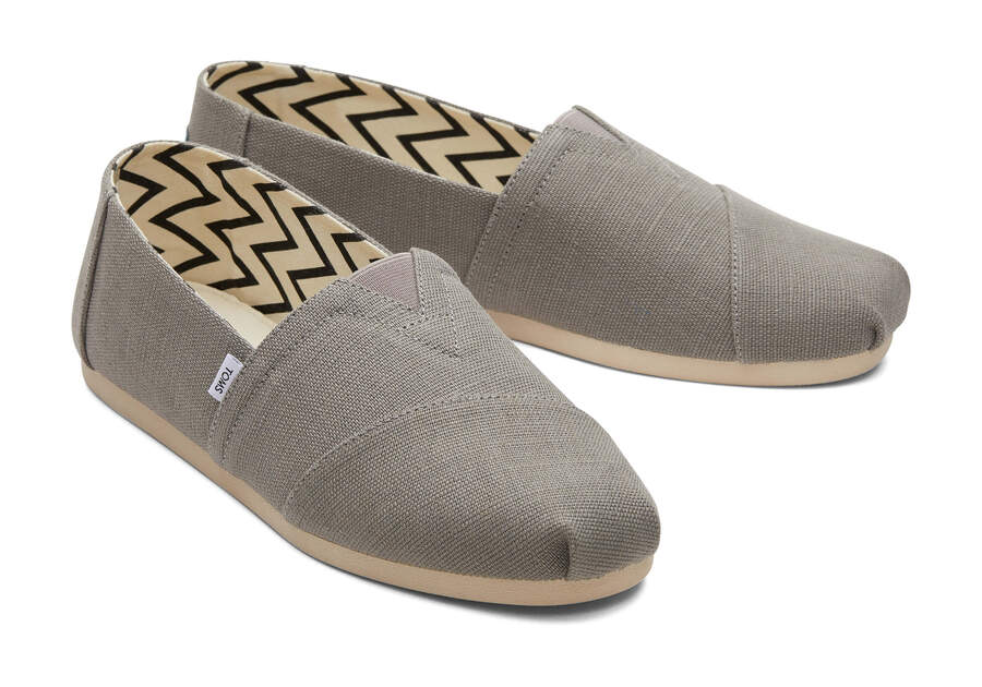 Alpargatas Toms Alpargata Heritage Lona Cinzentas | PT845-410