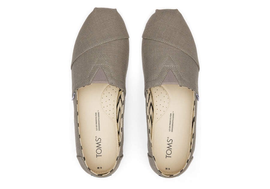 Alpargatas Toms Alpargata Heritage Lona Cinzentas | PT845-410