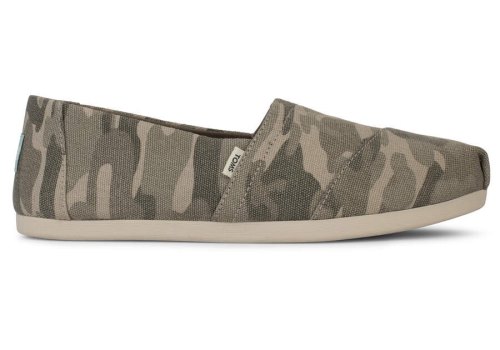 Alpargatas Toms Alpargata Camo Cinzentas Marrom Cinzentas Camufladas | PT472-035
