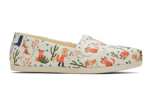 Alpargatas Toms Alpargata Foxes Bege | PT042-964