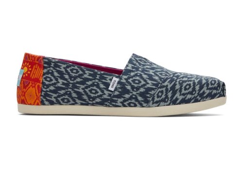 Alpargatas Toms Alpargata Ikat Diamonds Azuis | PT572-734