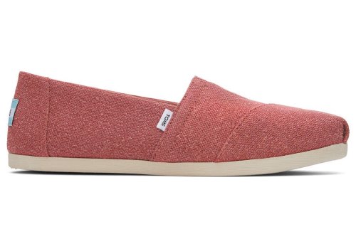 Alpargatas Toms Alpargata Metallic Linen Vermelhas Metal | PT150-079