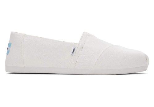 Alpargatas Toms Alpargata Recycled Algodão Lona Branco | PT274-236