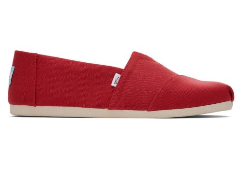 Alpargatas Toms Alpargata Recycled Algodão Lona Vermelhas | PT348-561