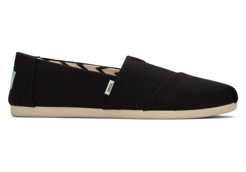 Alpargatas Toms Alpargata Recycled Algodão Lona Pretas | PT773-391