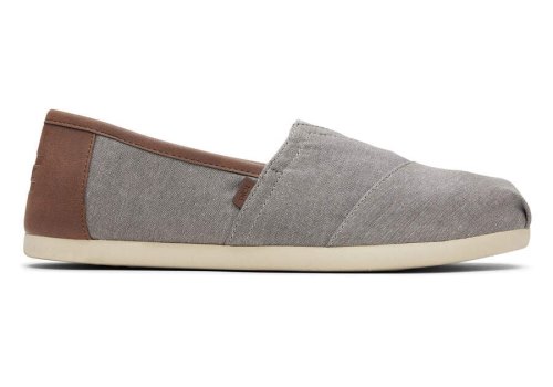 Alpargatas Toms Alpargata Sintético Trim Cinzentas | PT719-670