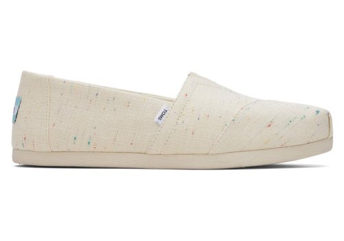 Alpargatas Toms Alpargata Speckled Recycled Algodão Bege | PT048-673