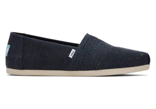 Alpargatas Toms Alpargata Speckled Recycled Algodão Pretas | PT496-056