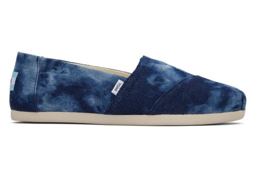 Alpargatas Toms Alpargata Washed Denim Azul Marinho | PT509-854