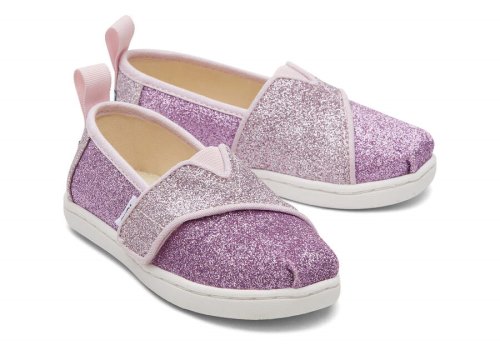 Alpargatas Toms Tiny Alpargata Colorblock Iridescent Glimmer Luz Roxo | PT764-179