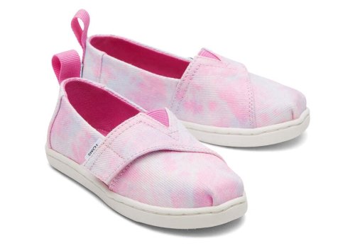 Alpargatas Toms Tiny Alpargata Multi Tie Dye Twill Rosa Multicoloridas | PT911-720