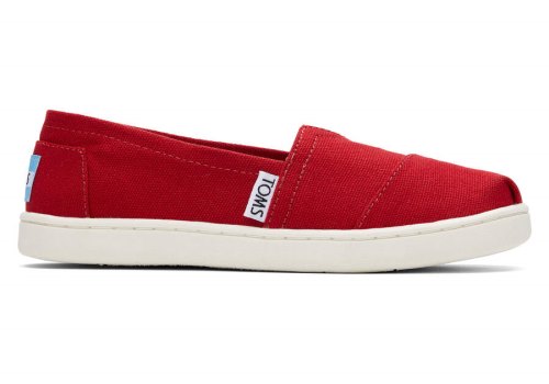 Alpargatas Toms Youth Alpargata Lona Vermelhas | PT891-165