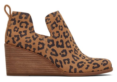 Botins Toms Kallie Wedge Bootie Leopardo | PT556-398