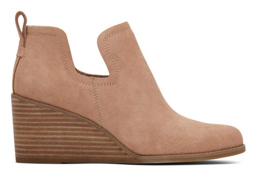 Botins Toms Kallie Wedge Bootie Marrom | PT506-327