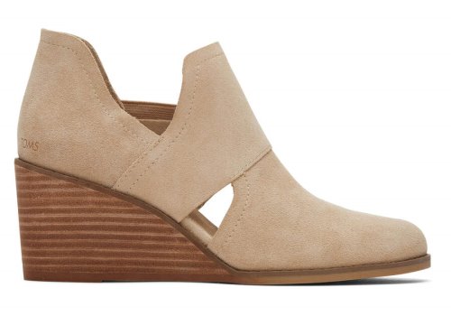 Botins Toms Kallie Wedge Cutout Bege | PT304-055