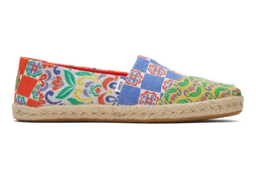 Espadrilles Toms Alpargata Rope Espadrille Vermelhas Azul Marinho | PT137-497