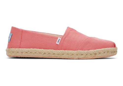 Espadrilles Toms Alpargata Rope Espadrille Coral | PT759-643