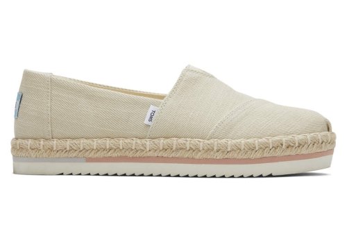 Espadrilles Toms Alpargata Rope Plataforma Bege | PT686-982