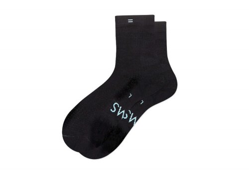 Meias Toms Quarter Crew Socks Pretas | PT542-977