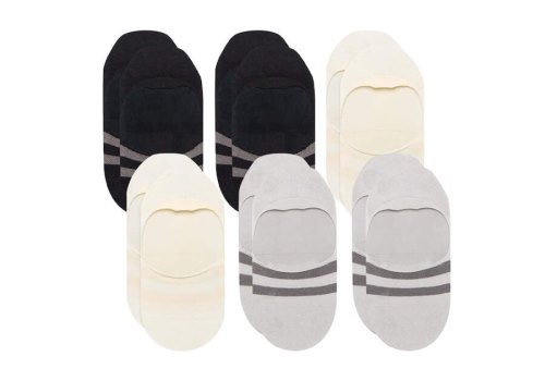Meias Toms Ultimate No Show Socks Basics 6 Pack Multicoloridas | PT522-693