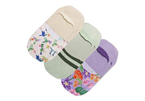 Meias Toms Ultimate No Show Socks Hummingbird 3 Pack Multicoloridas | PT062-869