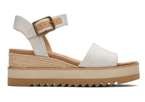 Sandalias Toms Diana Wedge Sandal Bege | PT208-350