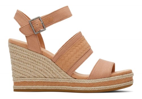 Sandalias Toms Madelyn Wedge Sandal Bege | PT279-211