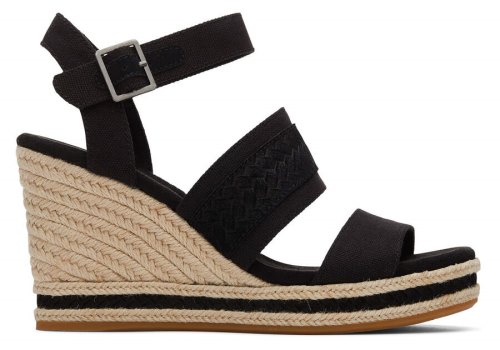 Sandalias Toms Madelyn Wedge Sandal Pretas | PT944-768