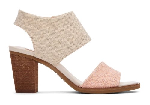 Sandalias Toms Majorca Cutout Sandal Coral Metal | PT402-984