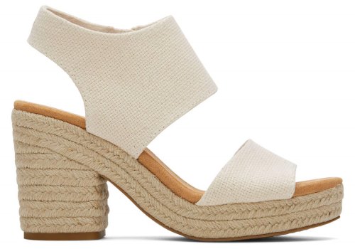 Sandalias Toms Majorca Rope Plataforma Sandal Bege | PT692-199
