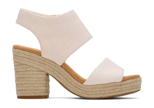 Sandalias Toms Majorca Rope Plataforma Sandal Coral | PT766-856