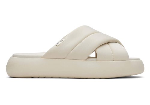 Sandalias Toms Mallow Crossover Creme | PT178-225