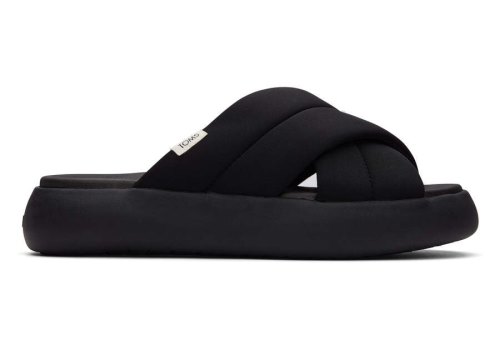 Sandalias Toms Mallow Crossover Pretas | PT102-908