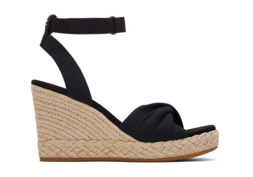 Sandalias Toms Marisela Wedge Sandal Pretas | PT836-124