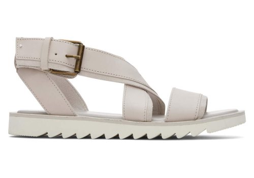 Sandalias Toms Sidney Tread Sandal Creme | PT820-208