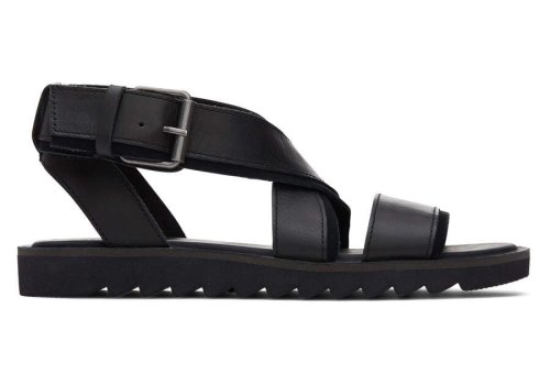 Sandalias Toms Sidney Tread Sandal Pretas | PT139-308