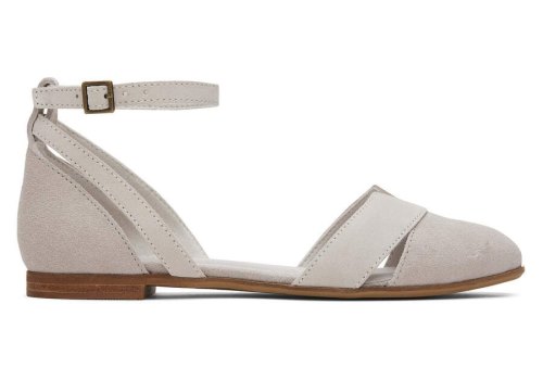 Sapatos Rasos Toms Juliannah Rasos Cinzentas | PT539-049