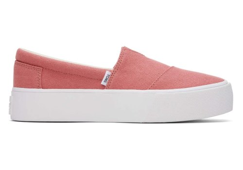 Slip On Toms Fenix Plataforma Rosa | PT712-475
