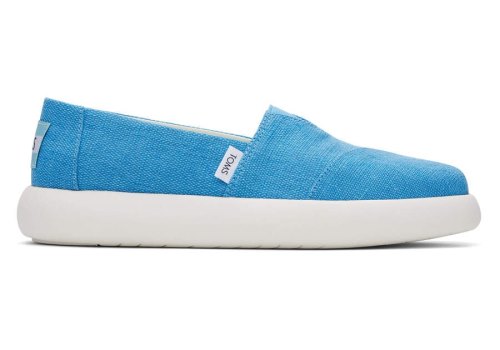 Slip On Toms Mallow Heritage Lona Azuis | PT069-266