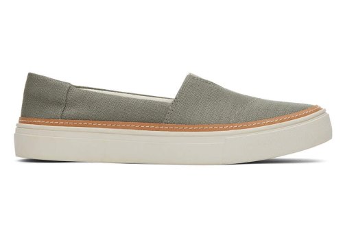 Slip On Toms Parker Slip On Cinzentas | PT483-474