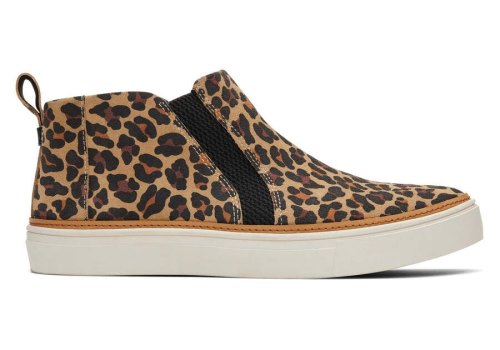 Tenis Toms Bryce Slip On Marrom Leopardo | PT018-560