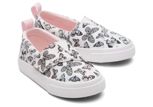 Tenis Toms Tiny Fenix Slip-On Butterflies Tie Dye Twill Rosa | PT970-239