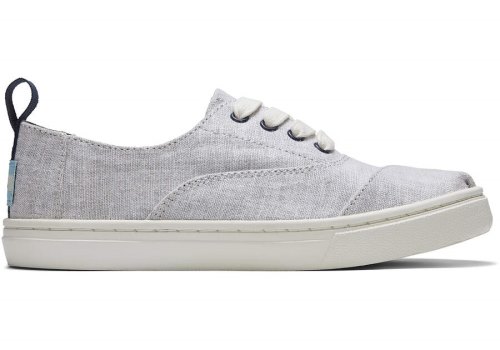 Tenis Toms Youth Cordones Sneaker Cinzentas | PT797-052