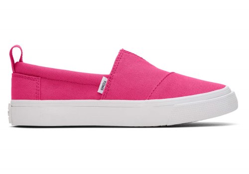 Tenis Toms Youth Fenix Slip-On Lona Rosa Escuro | PT420-029