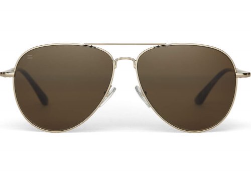 Óculos De Sol Toms Hudson Douradas Marrom | PT037-310